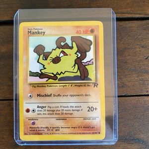 CGC 9.5 Mankey Pokémon (2002) Legendary
Collection trading card